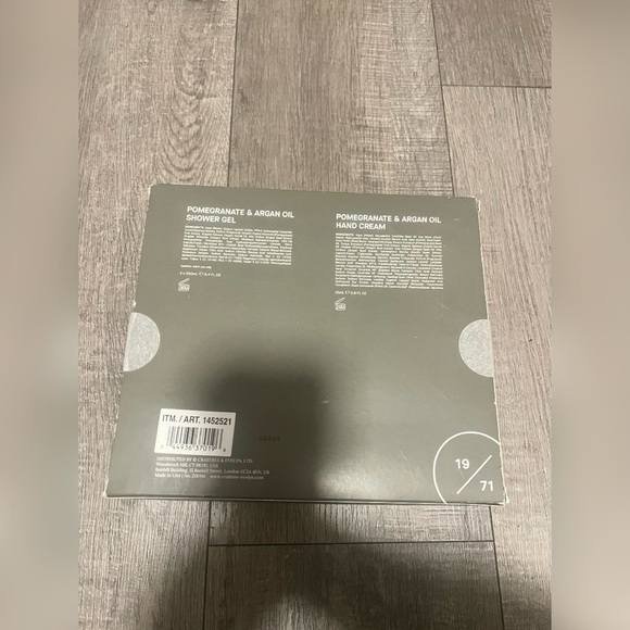 Crabtree & Evelyn Pomegranate & Argan Oil Shower Gel & Hand Cream Pack NEW - Picture 3 of 3